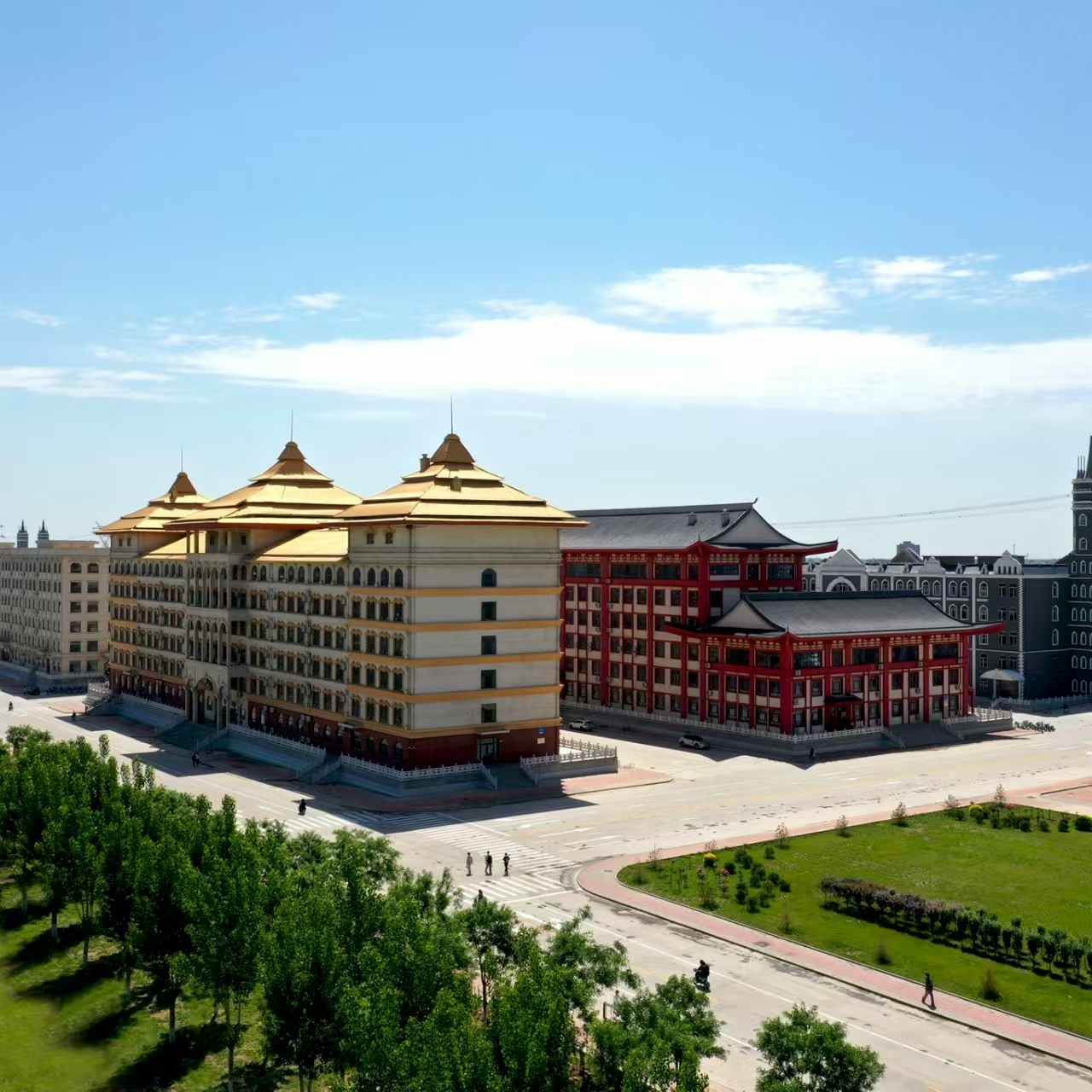 Imagen del Conjunto de Edificios de la Universidad de Estudios Internacionales de Hebei